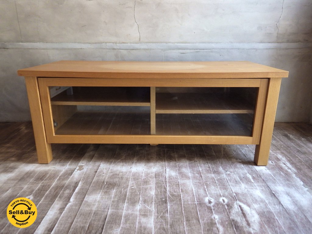 無印良品 muji タモ材 テレビボード AVボード TV台 希少 廃盤 ♪