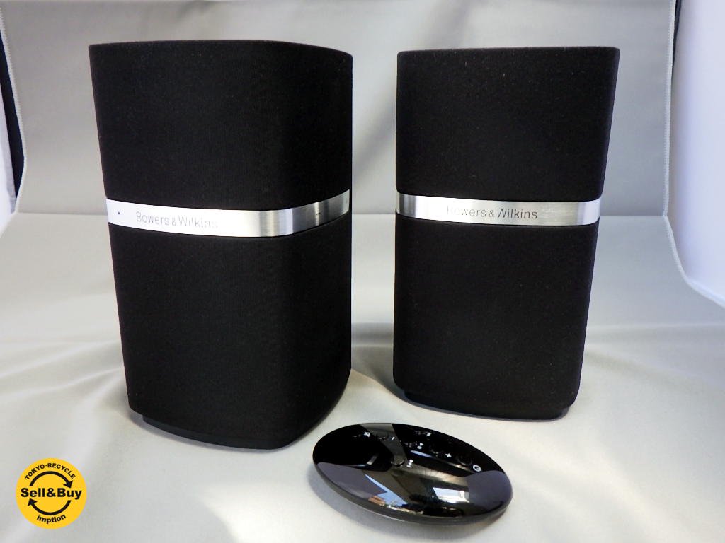 B&W バウアーズ&ウィルキンス コンパクト アクティブ スピーカー MM-1 Bowers & Wilkins 元箱付 ■