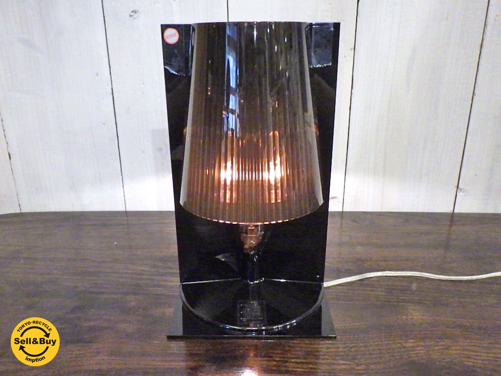 未使用品 カルテル Kartell TAKE テイク テーブルランプ ブラック 箱付き フェルチョ・ラヴィアーニ デザイン イタリア ■