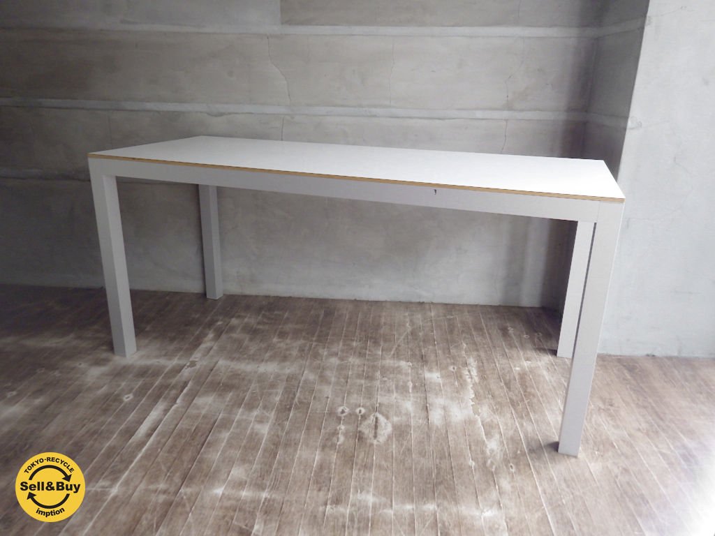 無印良品 MUJI / ホワイト メラミントップ デスク テーブル ♪