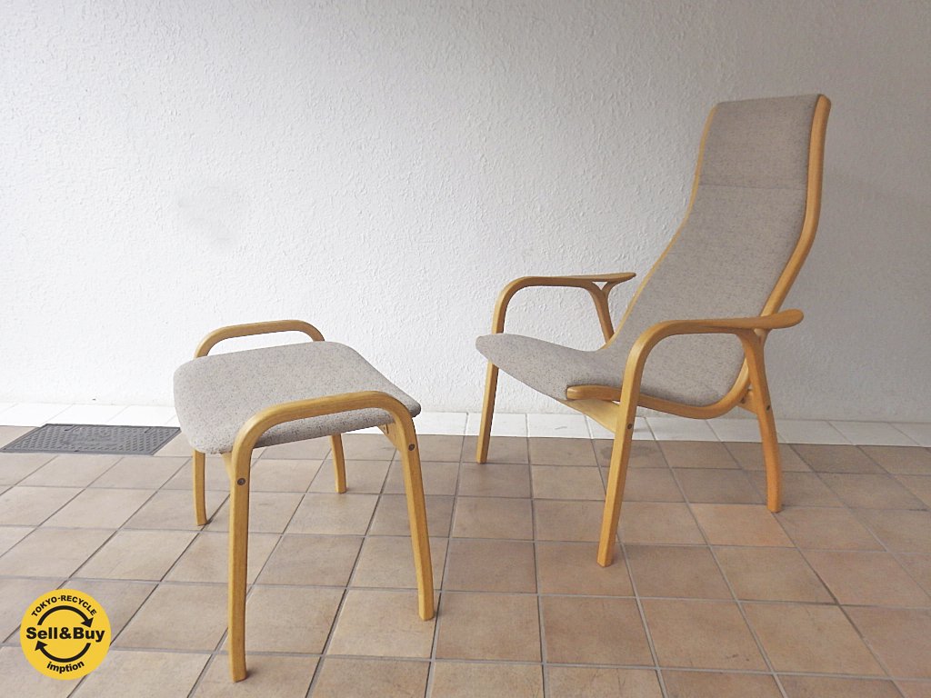 スウェデッセ swedese カンディハウス Conde House ラミノ Lamino ハイバックチェア&オットマン ◇