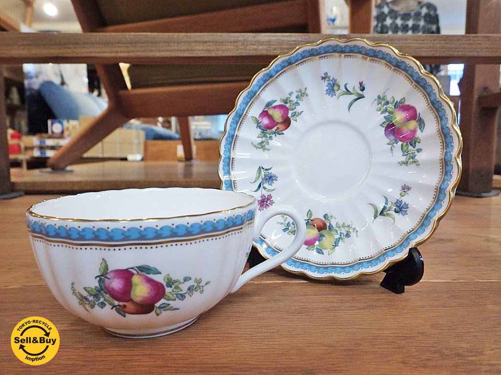 スポード spode トラップネルスプレイズ TRAPNELL SPRAYS カップ&ソーサー ●