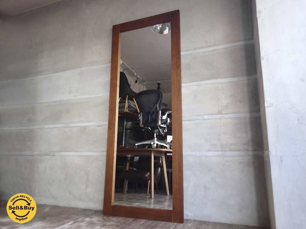 フライミーベーシック FLYMEe BASIC ウォールナットミラー Walnut Mirror 高さ180cm ♪