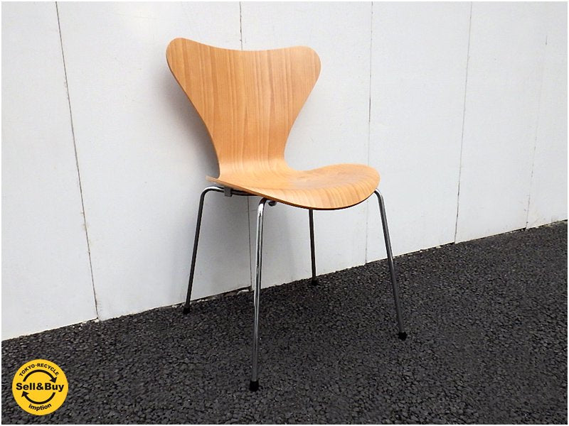フリッツハンセン / Fritz Hansen アルネ・ヤコブセン / Arne Jacobsen 『 セブンチェア ( ビーチ / ナチュラル ) 』 ミレニアムリリース品! ★