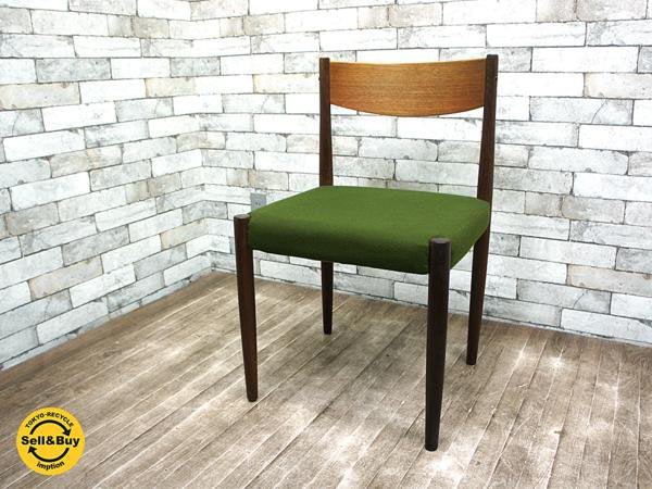 フレムロジェ チーク材 ダイニングチェア デンマーク ヴィンテージ 北欧家具 poul m. voltherデザイン A ◎