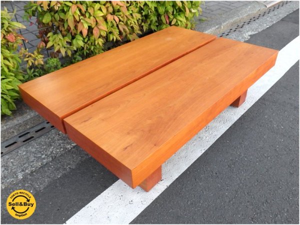 モーダエンカーサ / moda en casa ローテーブル / センターテーブル / コーヒーテーブル 『 Cafe 95 Coffee Table ( ウォールナット ) 』 廃盤希少サイズ ★