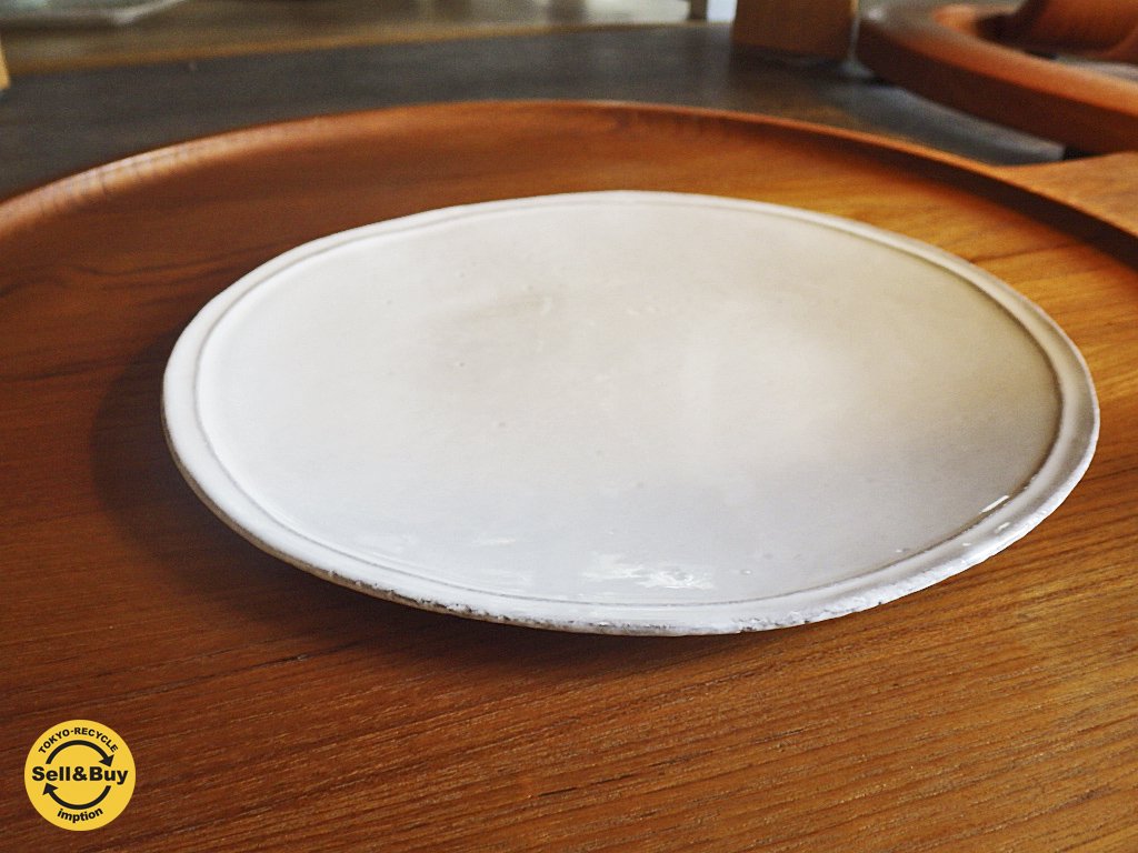 アスティエ・ド・ヴィラッド Astier de Villatte シンプル/平皿(大)24cm ◇