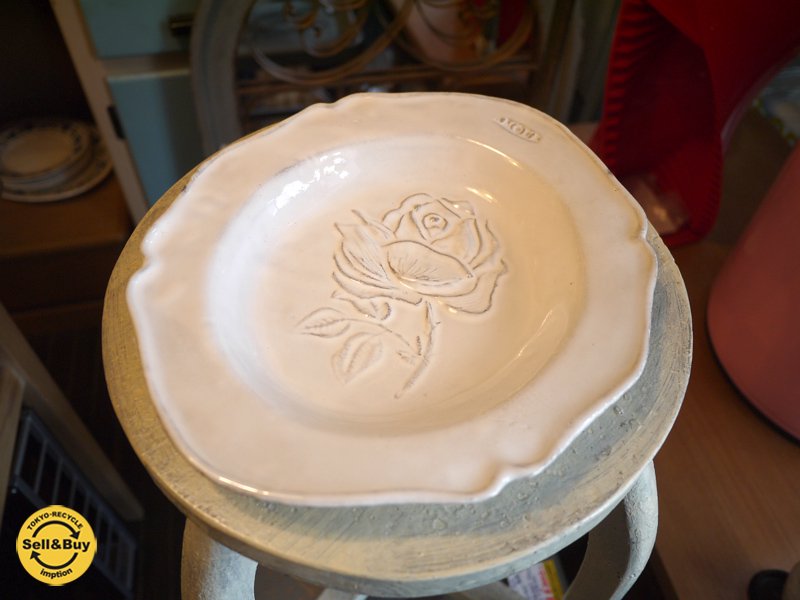 アスティエ・ド・ヴィラット / ASTIER de VILLATTE ” Fleurs (フルール) ” スーププレート 27cm ナタリー・レテ B◎