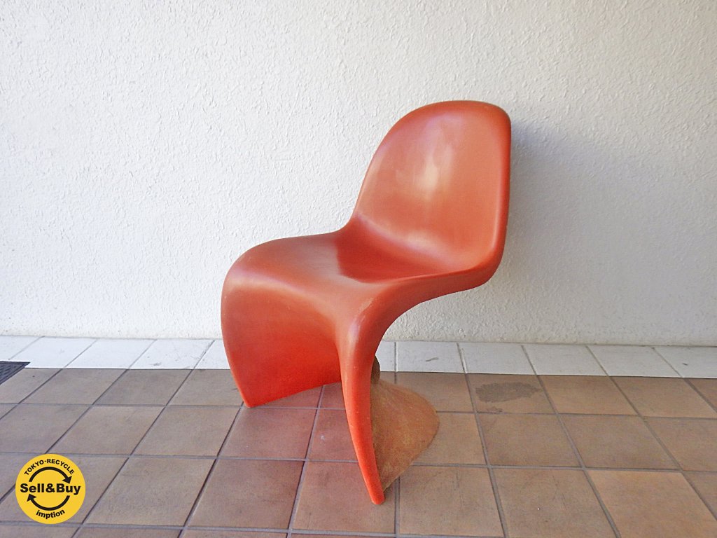 パントンチェア Panton Chair オマージュ FRP製 60~70's ビンテージ チェア ( ハーマンミラー Hermanmiller ヴィトラ vitra. ERA ) ◇