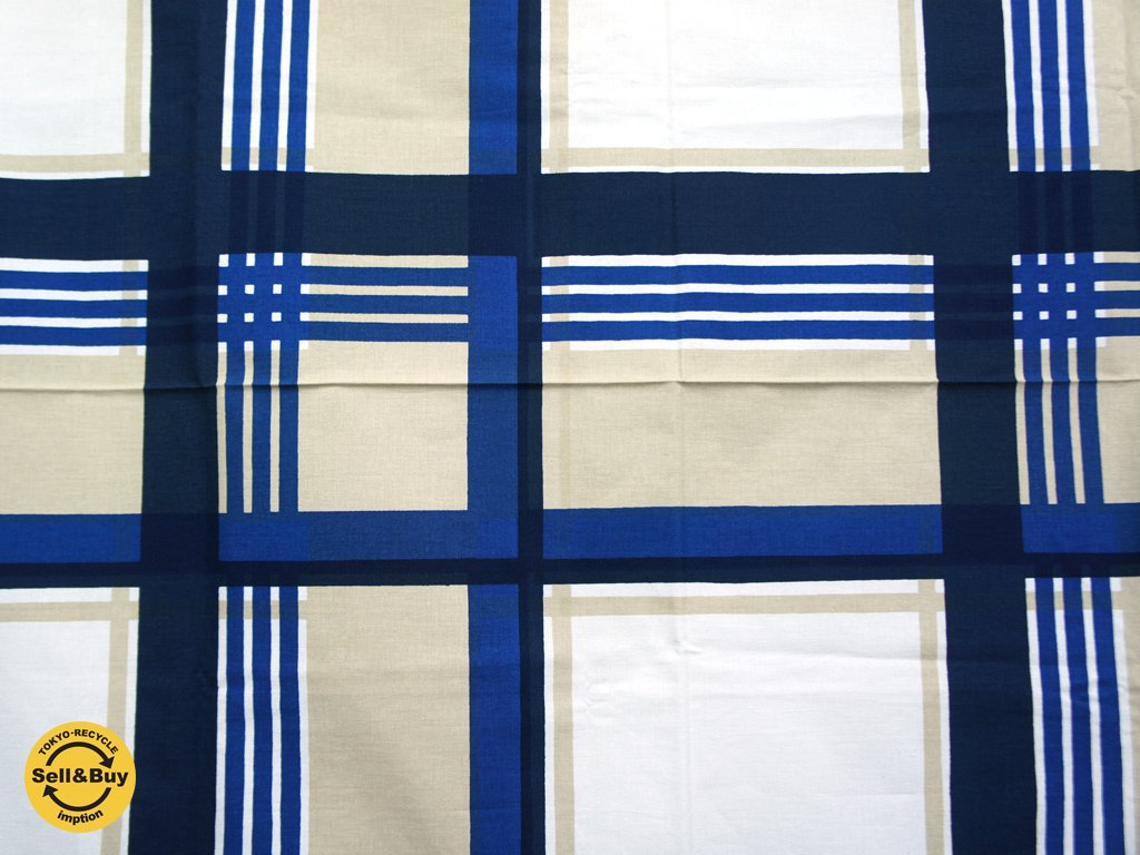 marimekko / マリメッコ ”RIIHI” ビンテージファブリック生地 希少品 脇阪克二 131 x 100 cm ●