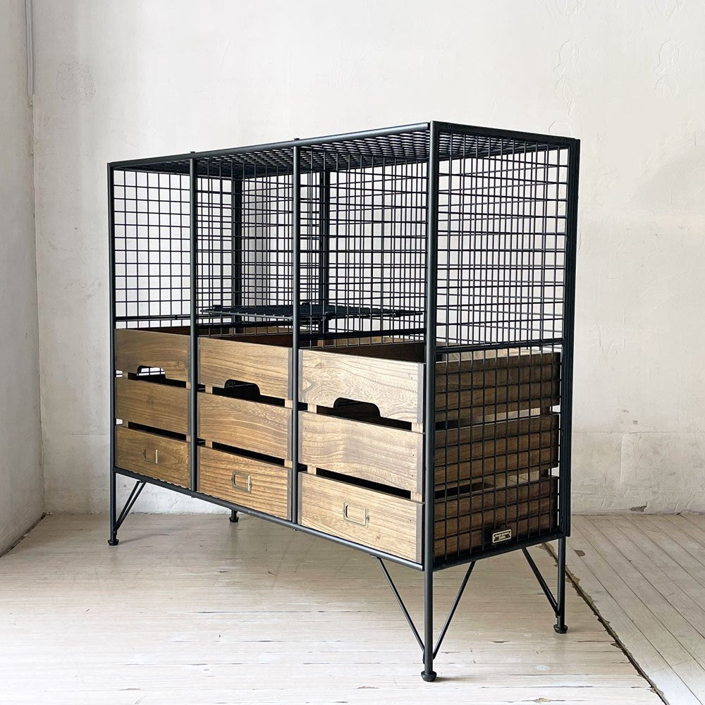 ジャーナルスタンダードファニチャー j.s.F PAXTON MESH RACK 6GRID_WIDE パクストンメッシュラック 6グリッドワイド ★