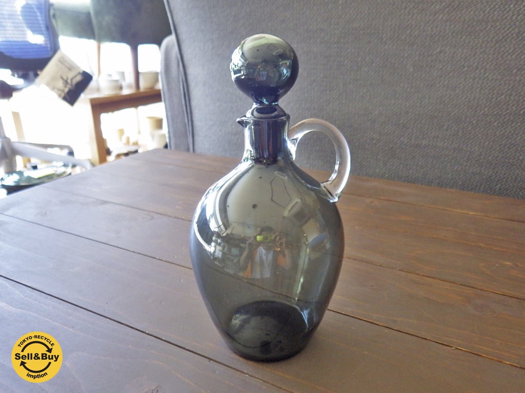 ヌータヤルヴィ Nuutajarvi ガラスカラフェ / デキャンタ ビンテージ サーラ・ホペア Saara Hopea ● Nuutajarvi Fauna Oiva Toikka タンブラー 北欧家具talo tool \u0026 tool