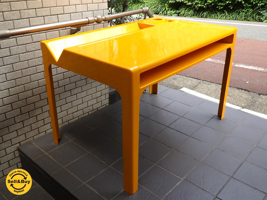 ビンテージ Bureau Model Ozoo FRP デスク マーク・ベルティエ Marc Berthier 1960's スペースエイジ ■