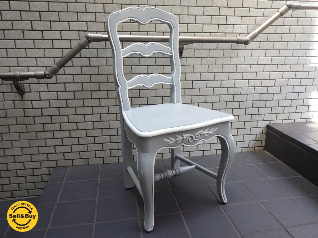 フランス カントリーコーナー Country corner ロマンス コレクション ダイニング チェア フレンチグレー B ■