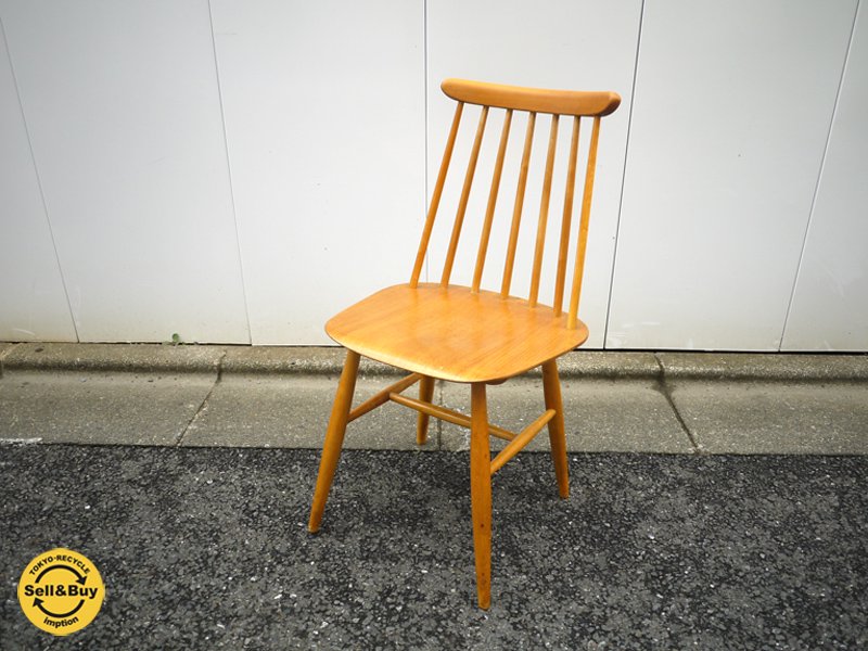 a スウェーデン EDSBY社 イルマリ・タピオヴァーラ ファネットチェア オリジナルビンテージ 希少スポーク7本タイプ◎