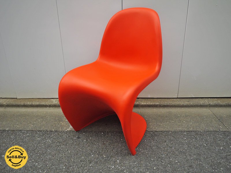 ヴィトラ vitra パントンチェア ヴェルナー・パントン デザイン タンジェリン オレンジ ◎