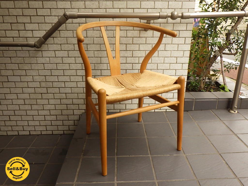 カール ハンセン & サン Carl Hansen & Son Yチェア CH24 ハンス・J・ウェグナー ビーチ材 ソープフィニッシュ 廃盤 日本仕様 サイズ■