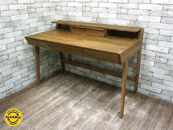 カーペンター KARPENTER チーク無垢材 K/DESKコレクション デスク 机 journal standard Furniture取扱 ●