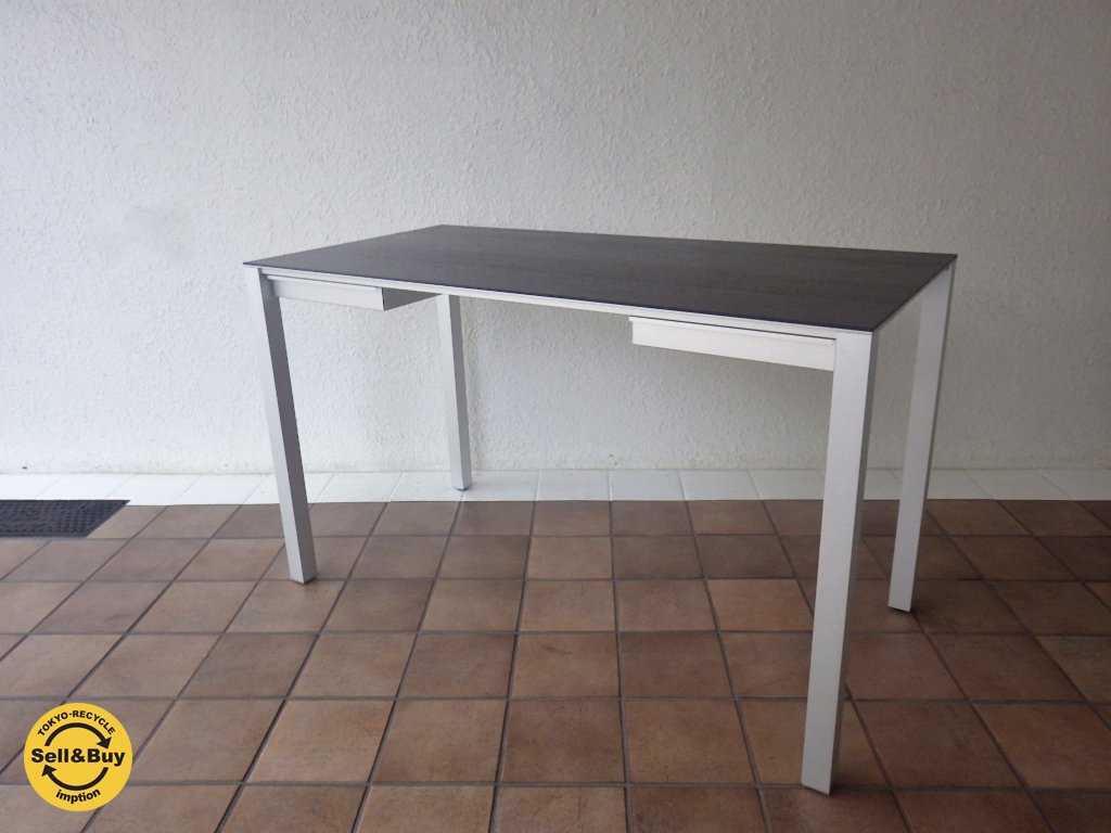 カッシーナ・イクスシー / Cassina IXC. " エアーフレーム / AIR FRAME 3005 DEN デスク オーク ダークブラウン オプショントレー付き◇