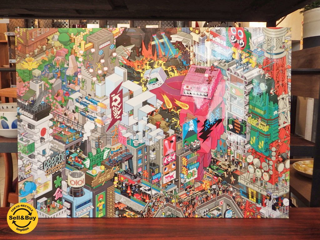 イーボーイ EBOY アートパネル TOKYO CITY 東京 壁掛け インテリア デザイナー集団 ●