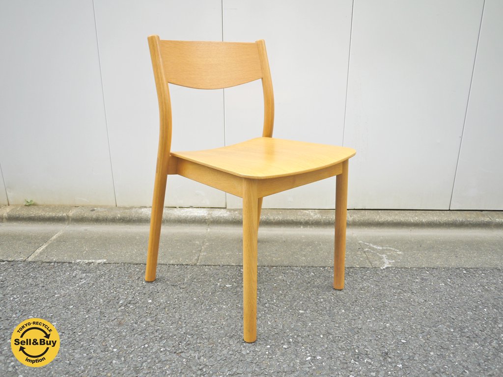 無印良品 MUJI リアルファニチャー REAL FURNITURE オーク材 ダイニングチェア B ◎