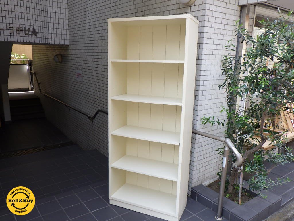 ウニコ unico コスタ COSTA トールシェルフ ペイント オフホワイト 廃盤 シリーズ 高さ:179cm ■