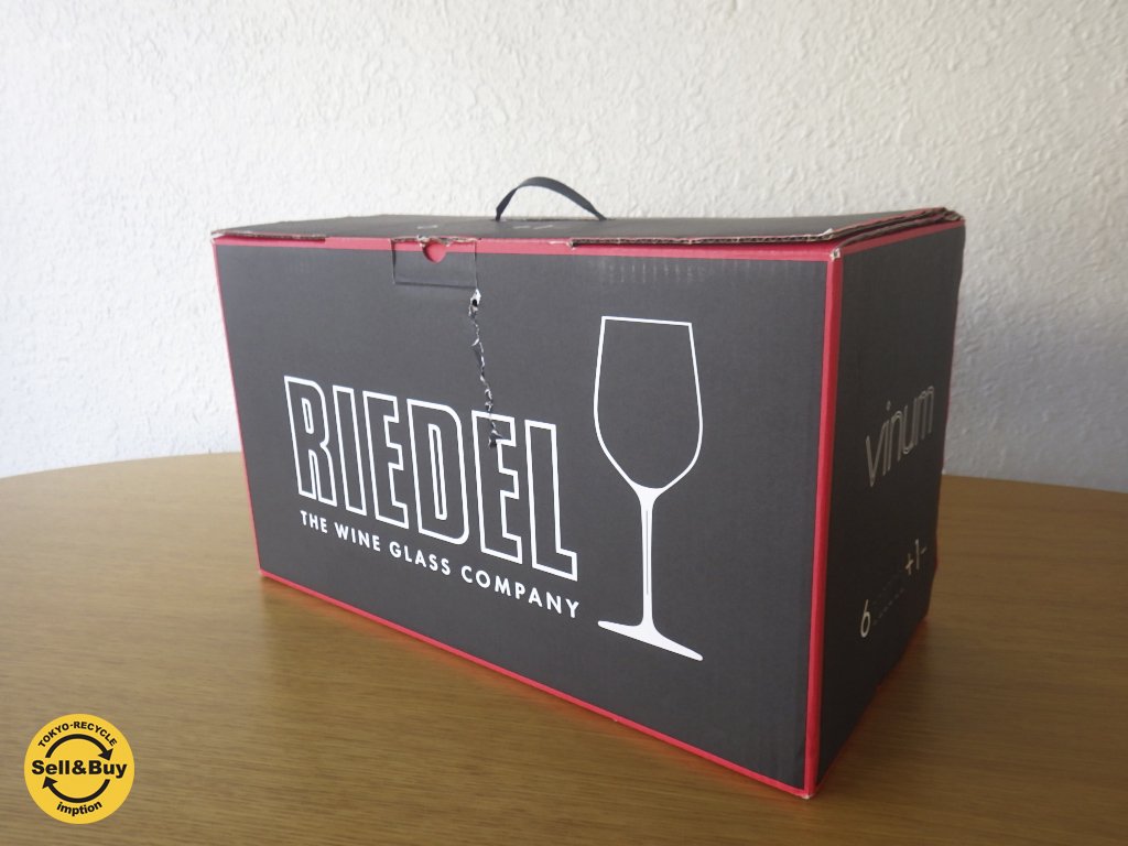 リーデル / RIEDEL ヴィノム / Vinum ボルドー ワイングラス 6 & シラー デキャンタ セット 5416/58 未使用品 ◇