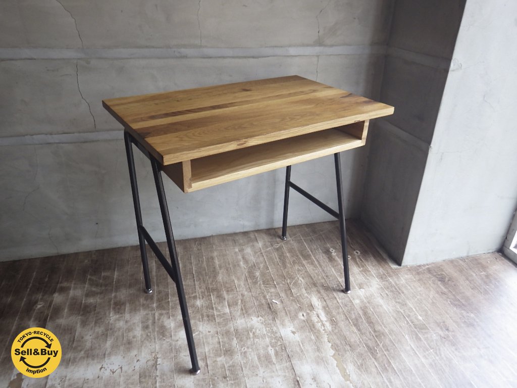 廃盤! クラッシュゲート / CRASH GATE ノットアンティークス / Knot antiques ラン パソコンデスク LAN PC DESK オーク無垢材 ♪