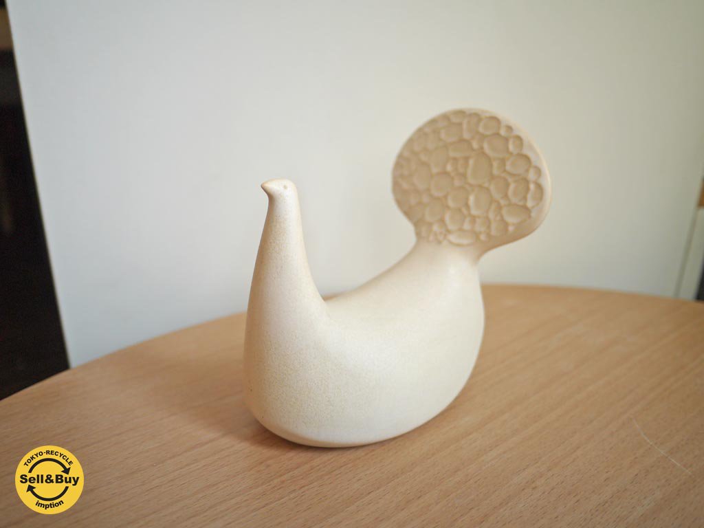 バーズワーズ BIRDS' WORDS 「ピーコック 孔雀 PEACOCK / S」 ホワイト 伊藤利江 ◎