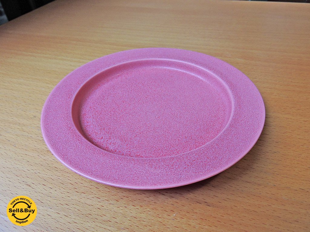 イイホシユミコ アンジュール unjour gouter ソーサー プレート 皿 ピンク B ■