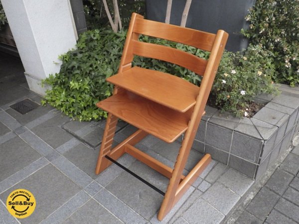 ノルウェー STOKKE A.S / ストッケ社 新型 『 TRIPP TRAPP / トリップトラップ 』 廃番人気色:チェリー ★