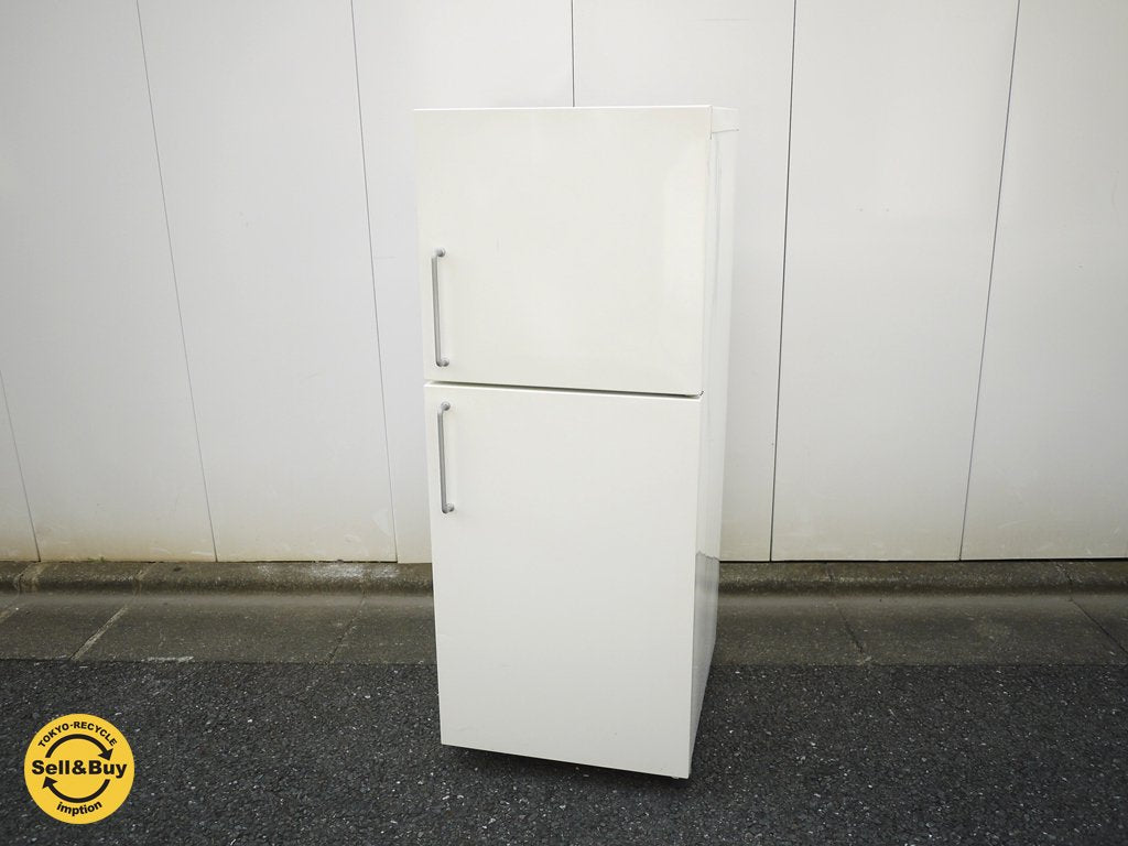 無印良品 MUJI 人気デザイン バーハンドル 冷蔵庫 深澤 直人 M-R14C 2ドア 冷蔵庫 2007年 ◎