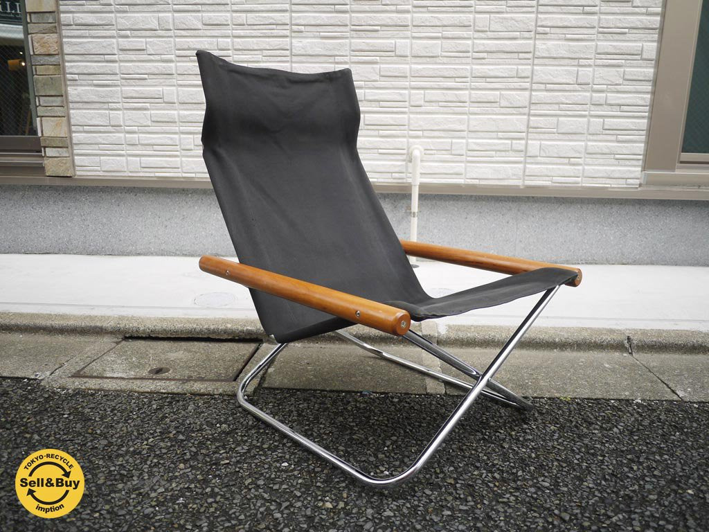 ニーチェア Nychair X ブラック 折畳み椅子 新居猛デザイン ◎