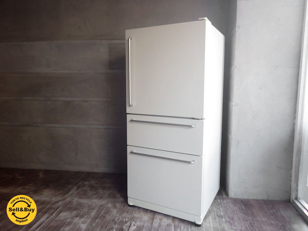無印良品 MUJI 246L 冷凍冷蔵庫 M-R25B 深澤直人 デザイン 2004年製 廃盤 ♪