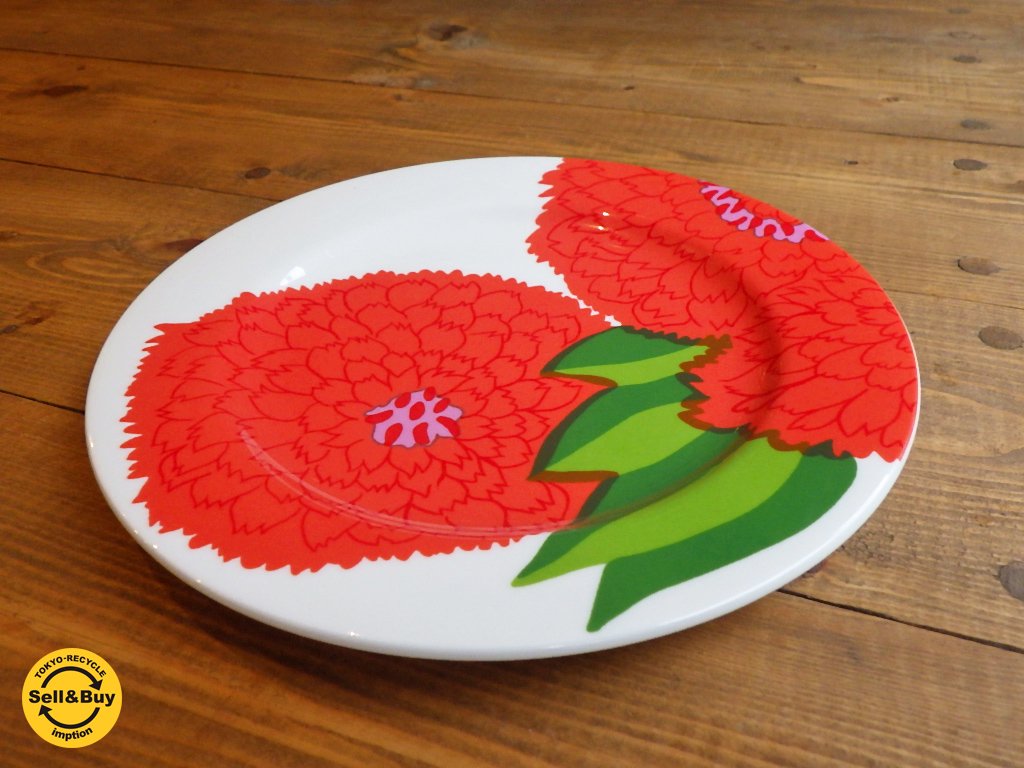 イッタラ iittala / マリメッコ marimekko プリマヴェーラ プレート 希少廃盤品 B ■
