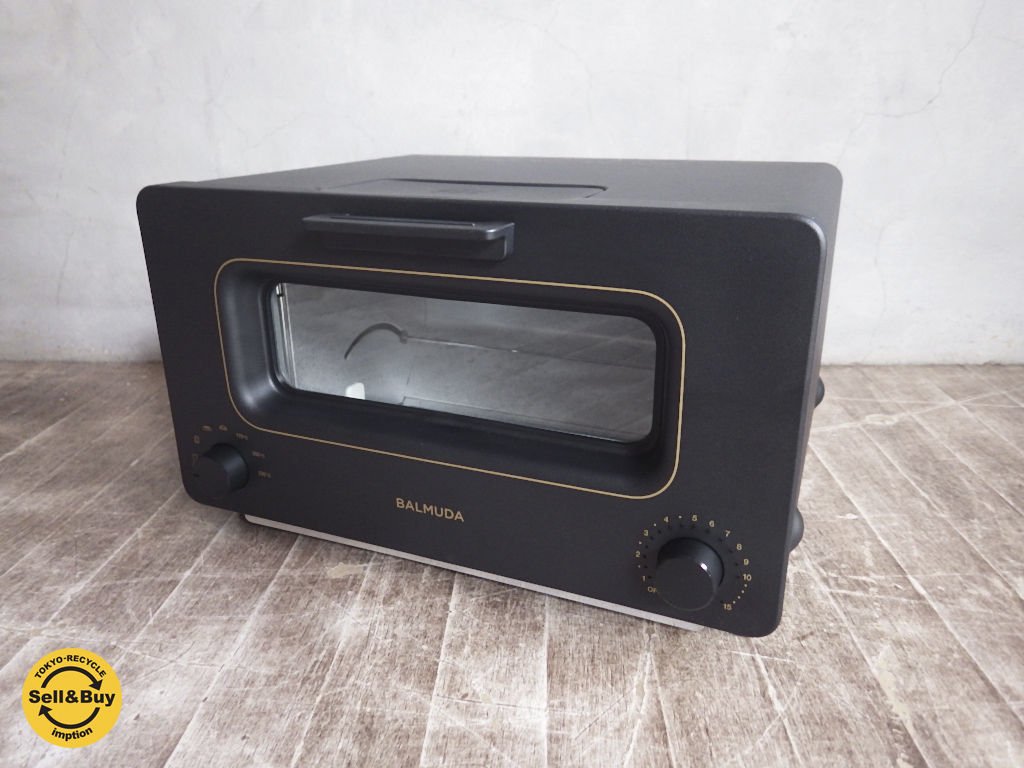 バルミューダ BALMUDA スチーム トースター The Toaster K01E-KG ブラック 未使用品 ♪