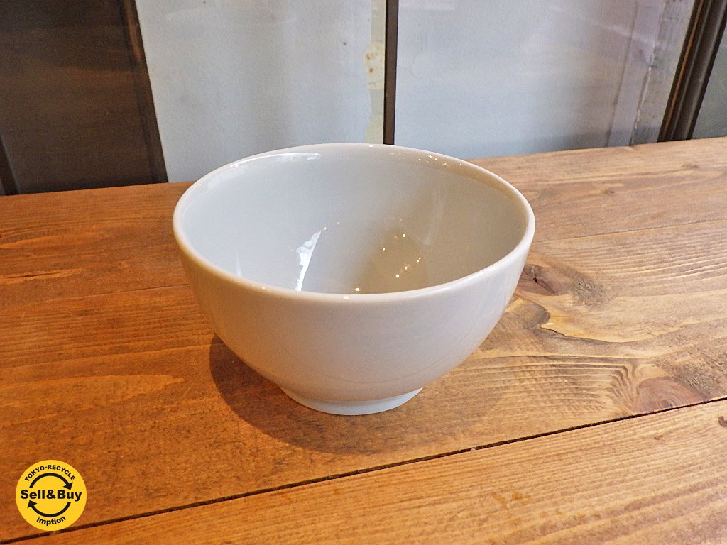 イイホシユミコ yumikoiihoshi CHECK&STRIPE 別注 カフェオレボウル ライトブルーグレー ■