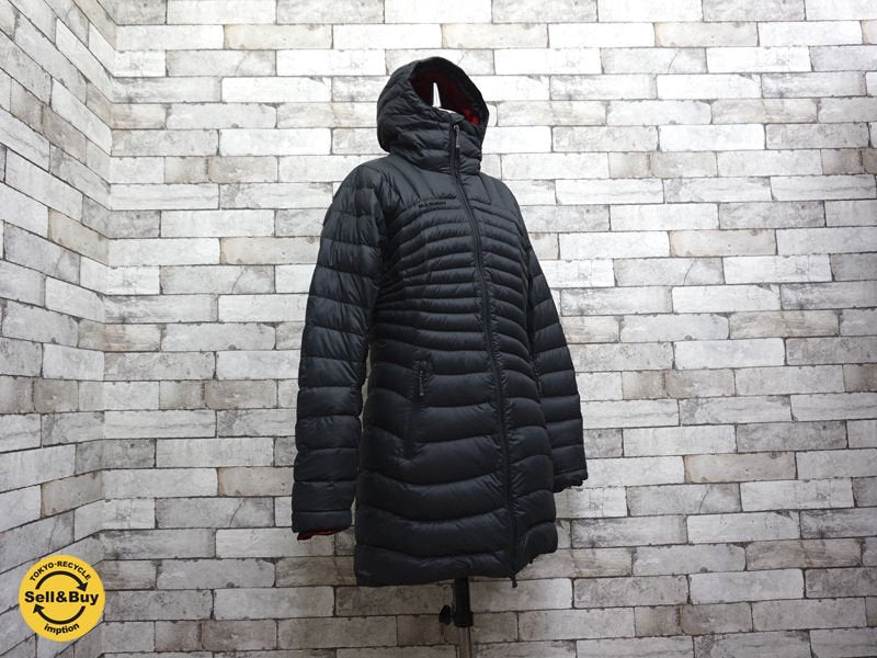 美品 MAMMUT マムート フード付き ハイクオリティダウン <FILL POWER DOWN 750+ > ダウン ジャケット Sサイズ ●