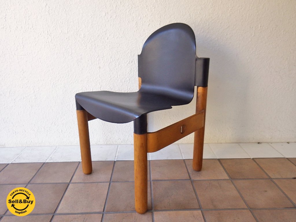 トーネット THONET フレックス サイドチェア FLEX ゲルド・ランゲ デザイン スタッキング 曲木 A ◇