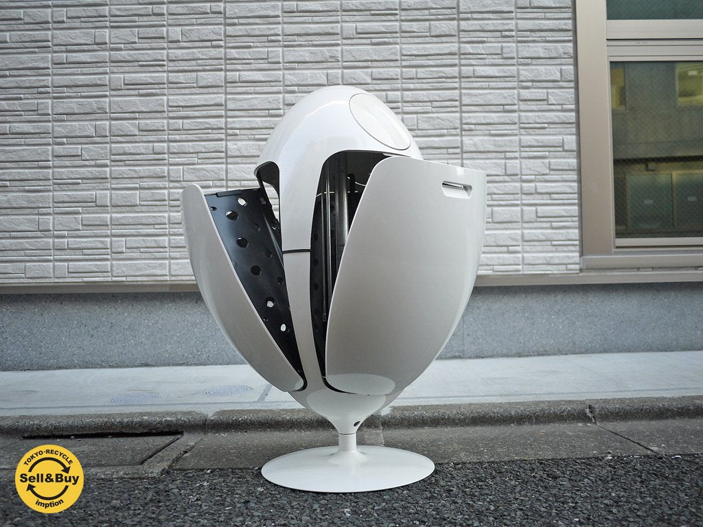 オベット Ovetto リサイクルビン ゴミ箱 スペースエイジデザイン ホワイト Gianluca Soldi ◎