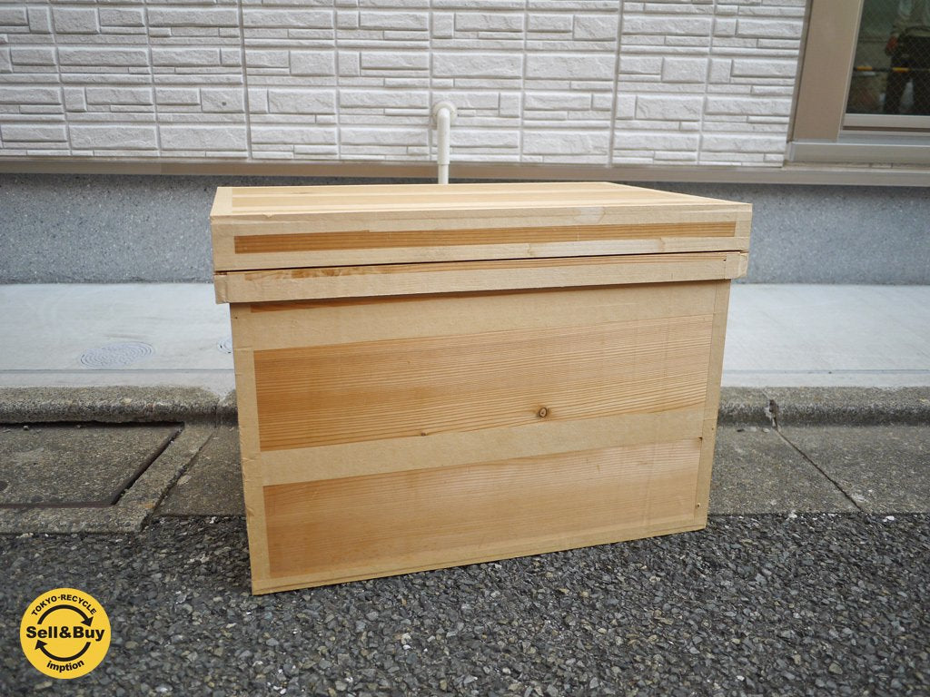 D&DEPARTMENT取り扱い お茶箱 40kg 杉材◎