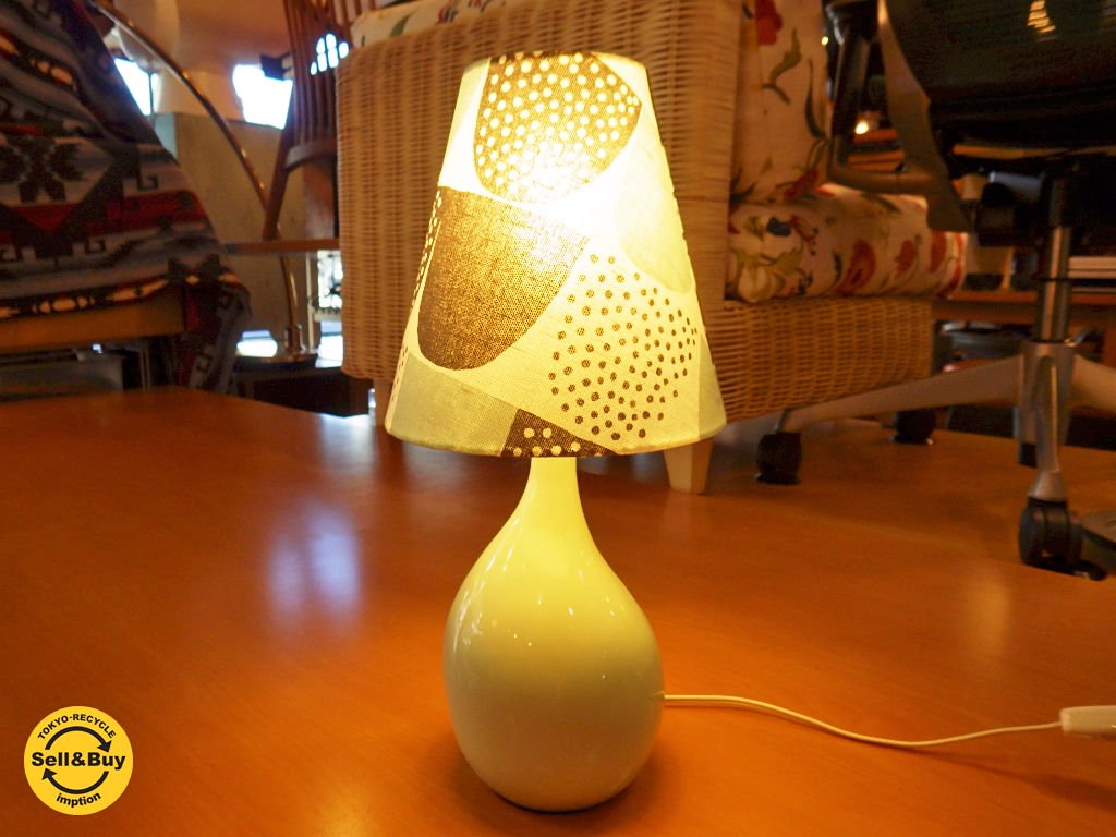 イデー IDEE アイユベースランプ AIL VASE LAMP カウニステ ソケリ ファブリックシェード 希少 限定アイテム ◇