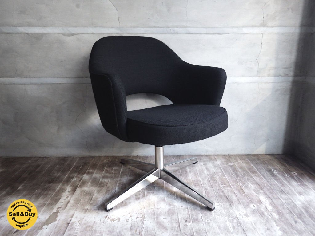 ノール knoll 71アームチェア 昇降機能付きベース サーリネン B ♪