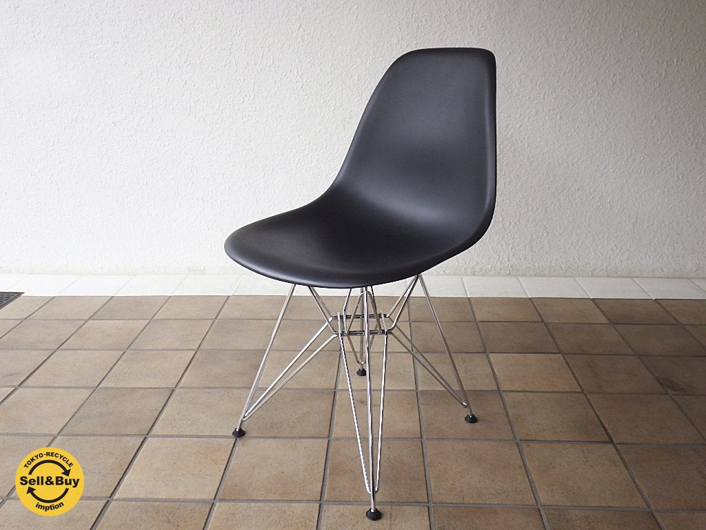 ヴィトラ vitra サイドシェルチェア エッフェルベース DSR ブラック ハーマンミラー社取扱い Herman Miller ◇