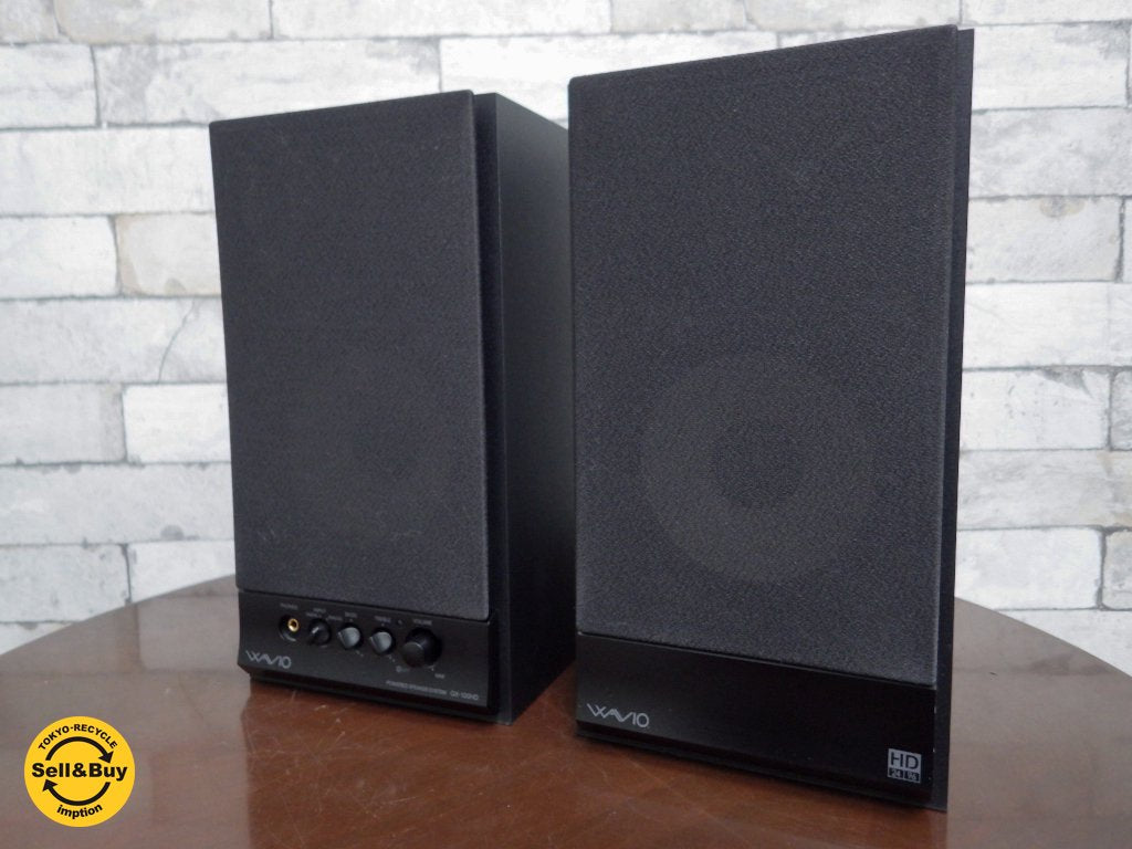 オンキョー ONKYO WABIO パワードスピーカーシステム GX-100HD ペアセット 動作良好 ●