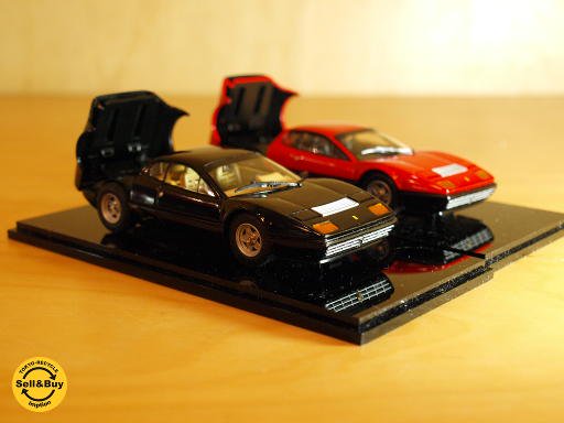 京商 Kyosho 1/43 フェラーリ Ferrari 512BB レッド 05011R & ブラック05011BK 2台セット★