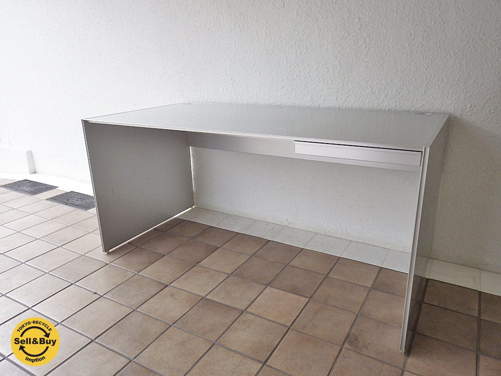 カッシーナ イクスシー Cassina IXC. エアーフレーム AIR FRAME エグゼクティブデスク アルミ天板 引出し W150 ◇