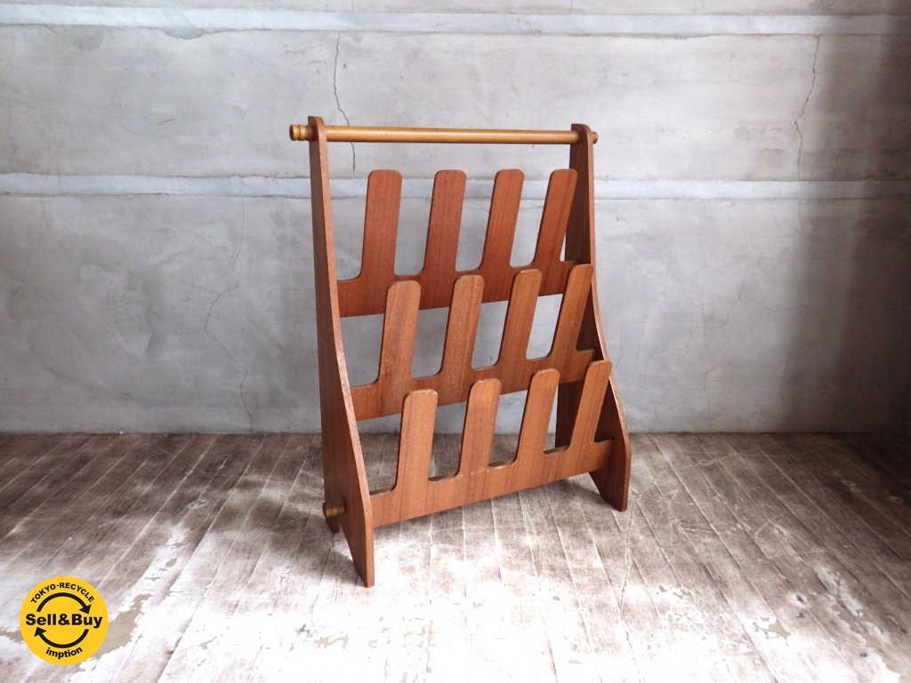 サイトーウッド SAITO WOOD プライウッド 3×4 スリッパラック チーク材♪