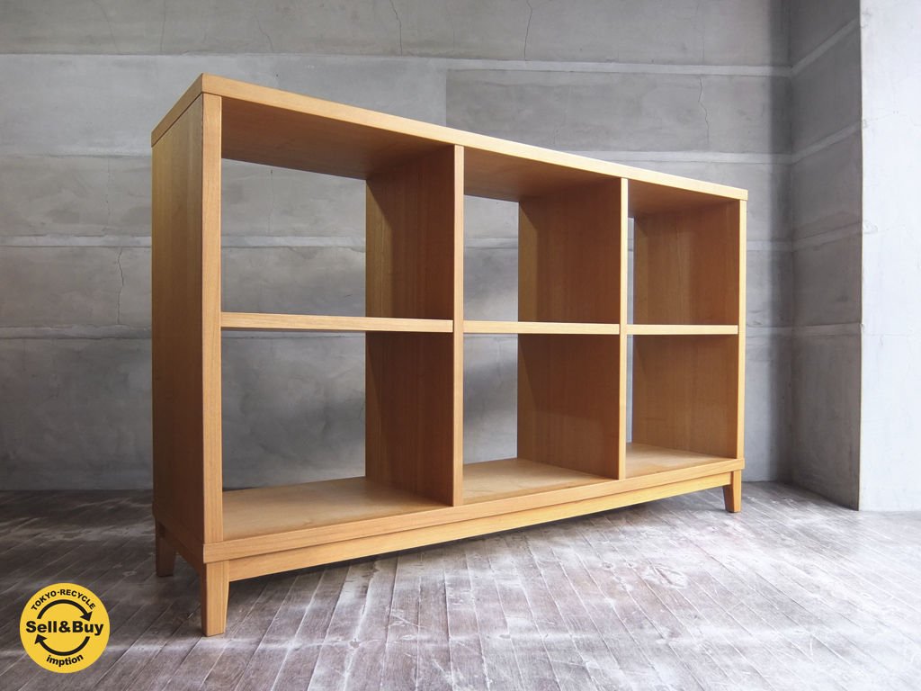 無印良品 MUJI 廃盤 タモ材 2x3 オープンシェルフ ♪