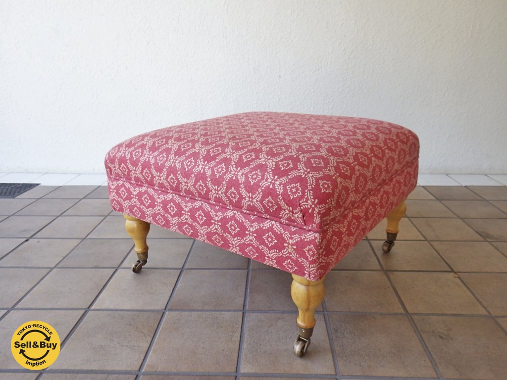 ローラアシュレイ Laura Ashley オットマン スツール 収納ボックス